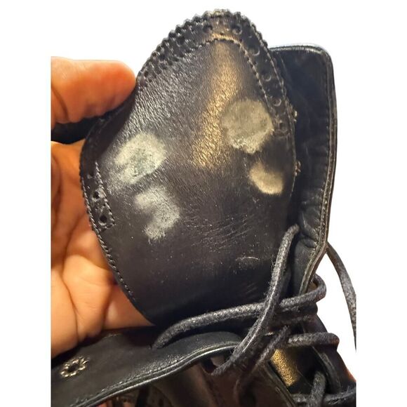 Louis Vuitton Black Leather Combat Boot Men's Sz. 8.5 - Picture 14 of 15